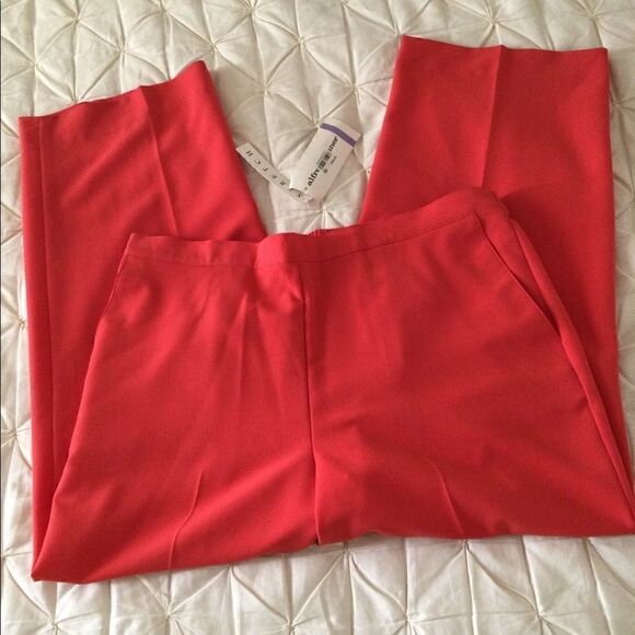 NWT Alfred Dunner Sz 18 Coral stretch slacks - Picture 5 of 6